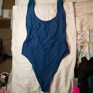Reversible highcut swimsuit